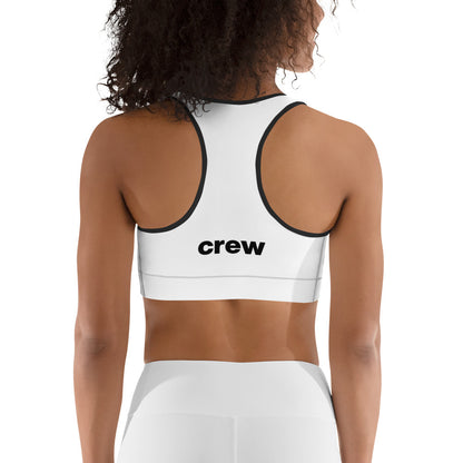 Sports bra - Black & White Logo