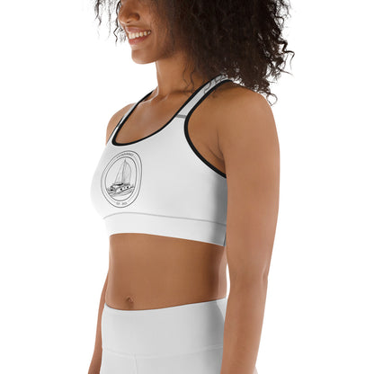 Sports bra - Black & White Logo