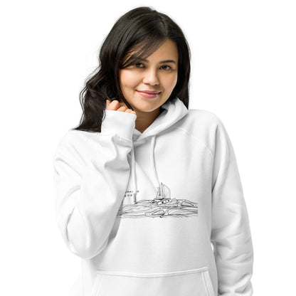 Unisex eco raglan hoodie - Endurance Sailing