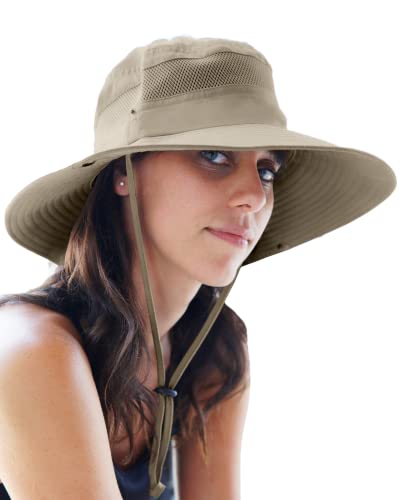 GearTOP Fishing Hat UPF 50+ Wide Brim Sun Hat for Men and Women, Mens Bucket Hats with UV Protection for Hiking Beach Hats